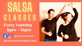 Salsa Tuesdays at Motion Arts Center in San Mateo