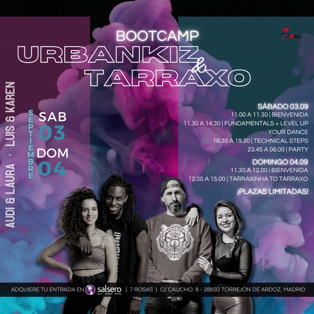 Bootcamp URBANKIZ & TARRAXO con Audi & Laura y Luis & Karen